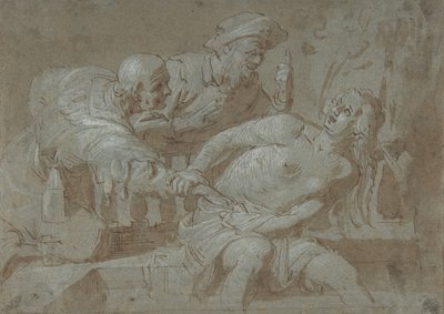Susanna und die Ältesten, frühes bis mittleres 17. Jahrhundert von Gerrit van Honthorst
