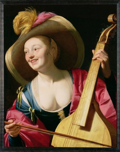 Der Viola-da-gamba-Spieler von Gerrit van Honthorst