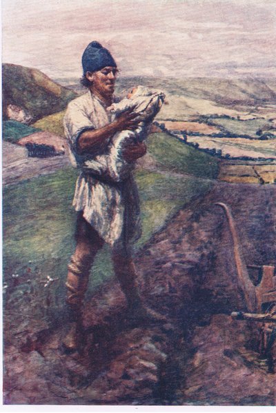 "In einer Furche auf dem Feld fand dich der Pflüger", Geschichten aus der Feenkönigin von Gertrude E. Demain (after) Hammond