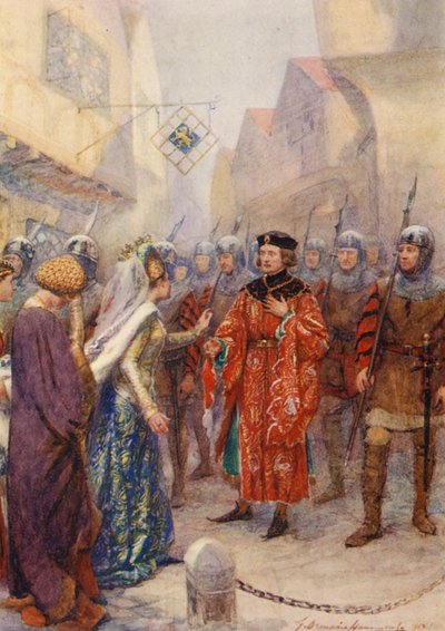 William Shakespeares Stück: Richard II von Gertrude E. Demain (after) Hammond