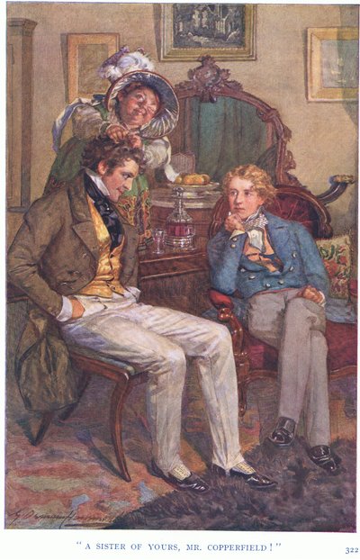 "Eine Schwester von Ihnen, Mr. Copperfield!" von Gertrude E. Demain Hammond
