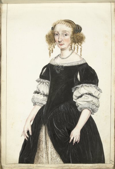 Porträt von Petronella de Waert von Gesina ter Borch