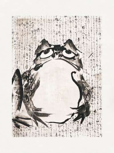 Japanischer Frosch (spätes 18. 19. Jahrhundert) von Getsuju
