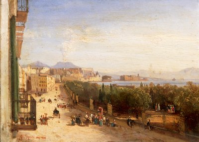 Riviera di Chiaia vom Esterhazy-Palast von Giacinto Gigante