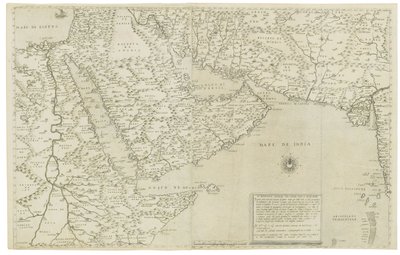 Karte von Indien und Südostasien; Il Disegno Della Terza Parte Dell