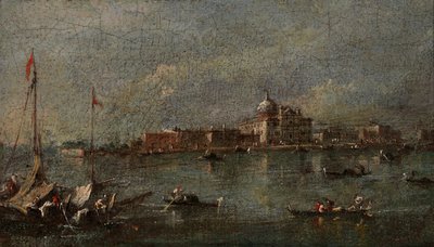 Venezianische Szene von Giacomo Guardi