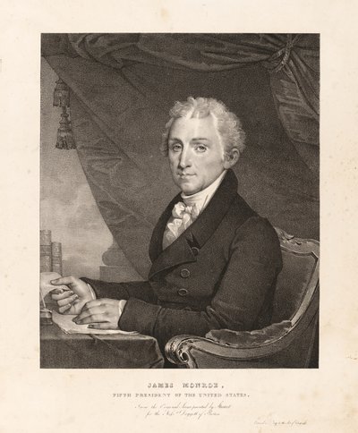 James Monroe von Gilbert Stuart