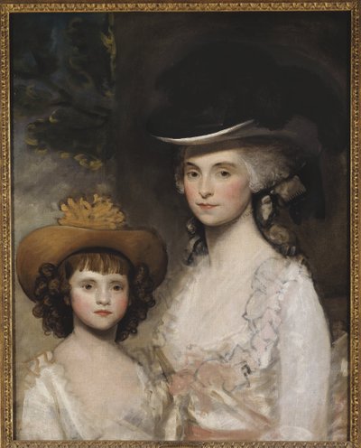 Frau Blades und ihre Tochter von Gilbert Stuart