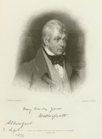 Sir Walter Scott von Gilbert Stuart Newton