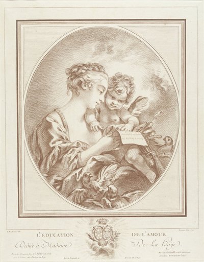 Amor wird unterwiesen von Gilles Demarteau