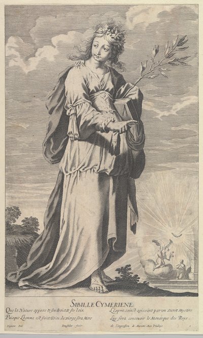 Sibylle Cimmérienne von Gilles Rousselet and Abraham Bosse