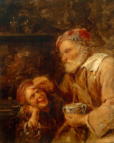Berührung, von Gillis van Tilborgh der Jüngere (1625-1678) von Gillis van Tilborgh