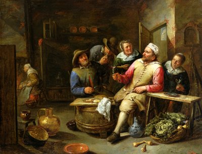 Die Lounge Bar, 1657 von Gillis van Tilborgh the younger