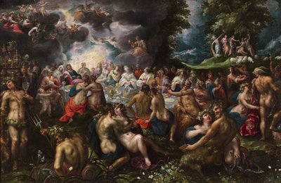 Die Hochzeit von Peleus und Thetis von Gillis van Valckenborch