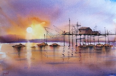 Goldene Stunde Angelpier von Giorgio Gosti