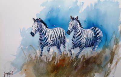 Zebras 4 von Giorgio Gosti