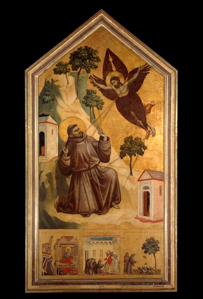 Der heilige Franziskus von Assisi empfängt die Stigmata von Giotto (c.1266 1337)