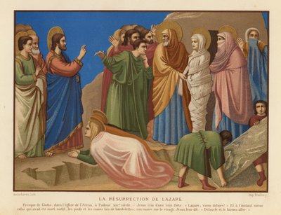 Auferweckung des Lazarus von Giotto di Bondone (after)