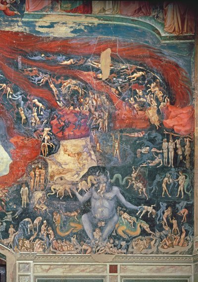 Das Jüngste Gericht, Detail der Hölle, 1303-05 von Giotto di Bondone