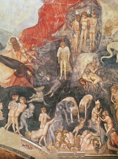 Das Jüngste Gericht, Detail der Verdammten, 1303-05 von Giotto di Bondone