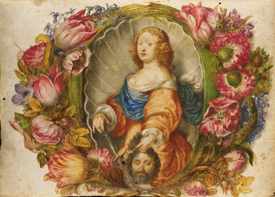 Porträt der Großherzogin Vittoria della Rovere als Judith von Giovanna Garzoni
