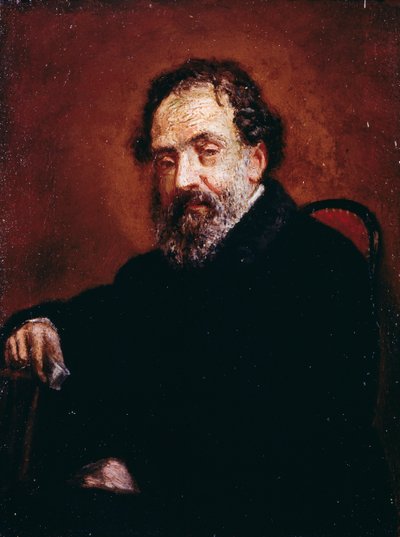 Porträt des Malers Enrico Carlo Augusto Scuri von Giovanni Carnovali