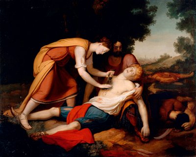 Erminia behandelt Tancred von Giovanni (1826 1903) Costa