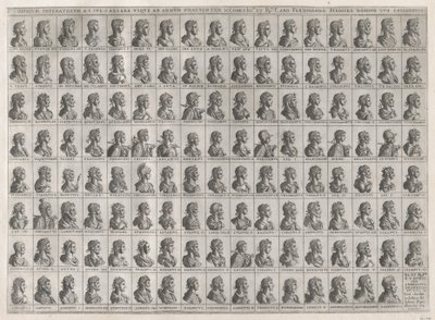 Speculum Romanae Magnificentiae: Porträts der Kaiser von Julius Caesar bis Rudolf II, 1582 von Giovanni Ambrogio Brambilla