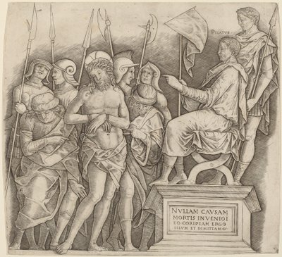 Christus vor Pilatus von Giovanni Antonio da Brescia