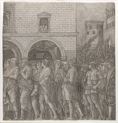 Der Triumph Caesars: die Senatoren, 1470-1525 von Giovanni Antonio da Brescia