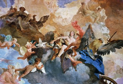 Entführung der Venus durch Kronos, Detail von 
