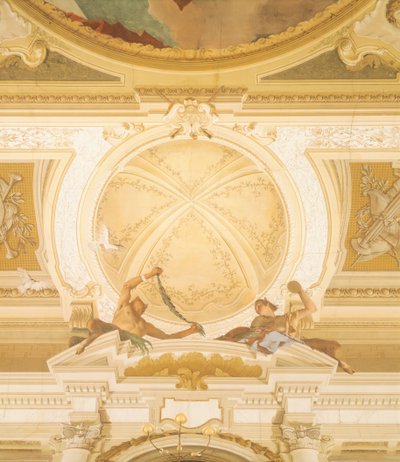 Detail der Fresken an der Decke des Ballsaals, Villa Pisani, Stra, Venedig von Giovanni Battista Tiepolo