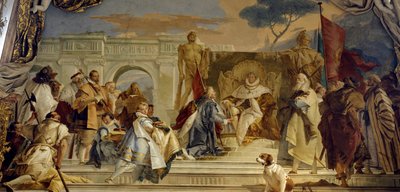 Die Investitur des Bischofs Aroldo durch Friedrich I. von Hohenstaufen, genannt Friedrich Barbarossa von Giovanni Battista Tiepolo