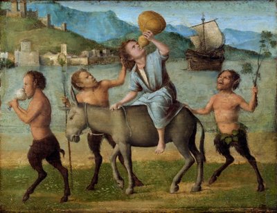 Silenus und die Satyrn von Giovanni Battista Cima da Conegliano