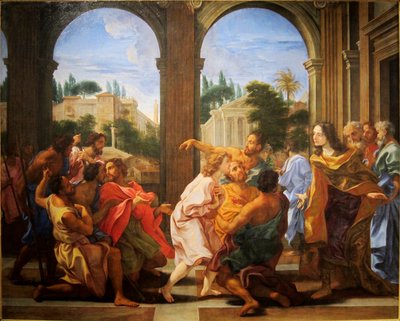 Joseph wird von seinen Brüdern erkannt von Giovanni Battista Gaulli