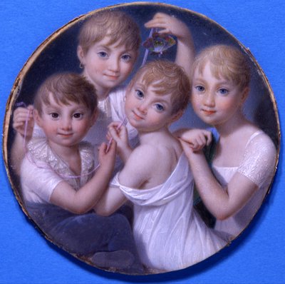 Porträt der Kinder von Gian Giacomo Trivulzio von Giovanni Battista Gigola