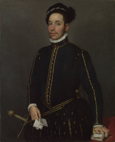 Porträt eines Gentlemans Il Gentile Cavaliere, c. 1565 von Giovanni Battista Moroni