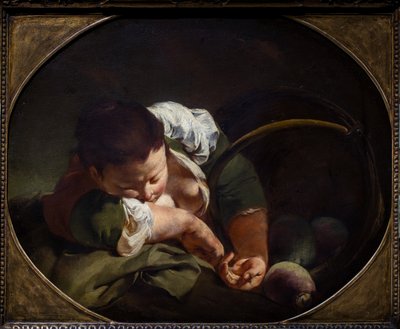 Schlafendes Bauernmädchen von Giovanni Battista Piazzetta