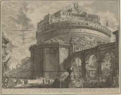 Ansicht des Castel S. Angelo von Giovanni Battista Piranesi