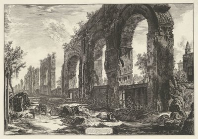 Aquädukt von Nero in Rom von Giovanni Battista Piranesi