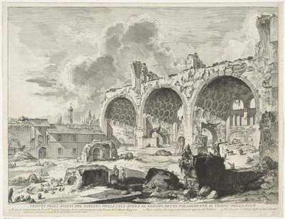 Basilika von Maxentius in Rom von Giovanni Battista Piranesi