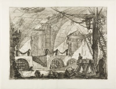 Die Taufe des Eunuchen von Giovanni Battista Piranesi