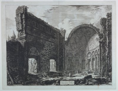 Hadrians Villa bei Tivoli, "Le Vedute di Roma" (1748-1778) von Giovanni Battista Piranesi