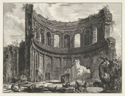Kleiner Palast in der Villa Adriana in Tivoli von Giovanni Battista Piranesi