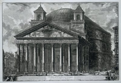 Pantheon in Rom von Giovanni Battista Piranesi