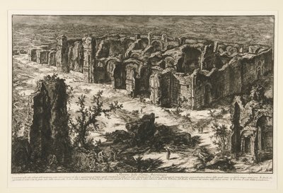Rovine delle Terme Antoniniane (Ruinen der Antoninischen Thermen [Caracalla-Thermen]), aus Vedute di Roma von Giovanni Battista Piranesi
