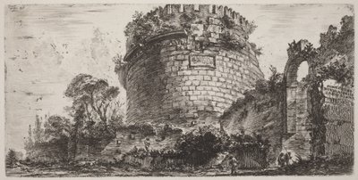Grabmal der Metella, genannt Capo di Bove von Giovanni Battista Piranesi