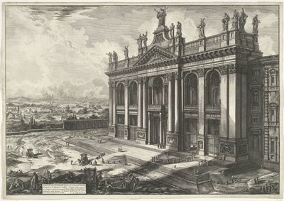 Sankt Johannes im Lateran in Rom von Giovanni Battista Piranesi