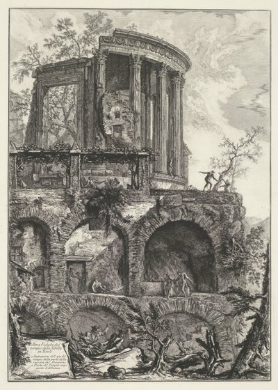 Tempel der Vesta in Tivoli von Giovanni Battista Piranesi