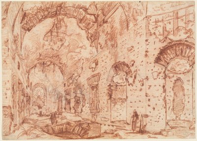 Der "Canopus" der Villa Adriana in Tivoli von Giovanni Battista Piranesi